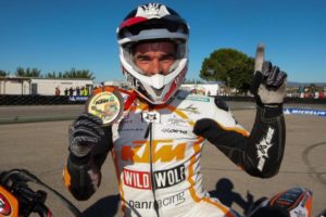 El pilot de KTM Francesc Cucharrera, Campió d’Espanya de Supermotard