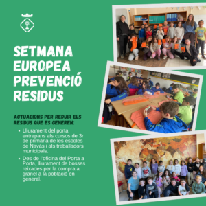 SETMANA EUROPEA DE LA PREVENCIÓ DE RESIDUS